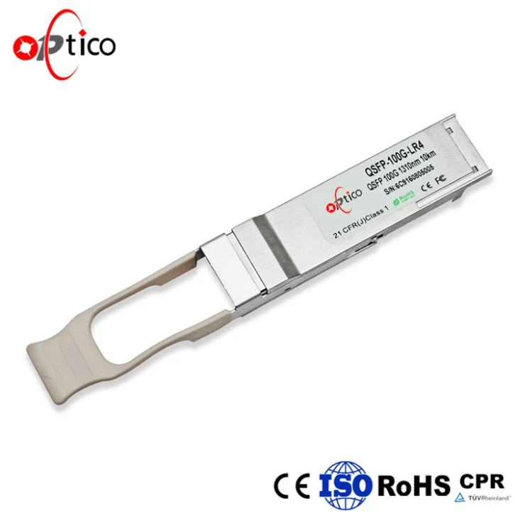 100G LR4 QSFP Оптичне волокно 100G 1310nm 10KM SMF 100GB SFP